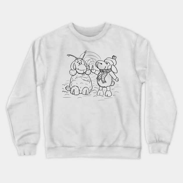 Sheep - Miss you Crewneck Sweatshirt by mnutz